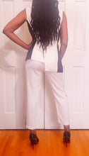 Load image into Gallery viewer, Thrifted 2 Piece Pant Set w/ Asymmetrical Vest (L)