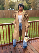 Load image into Gallery viewer, Statement Trench (Khaki)