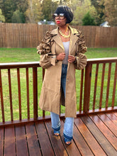 Load image into Gallery viewer, Statement Trench (Khaki)