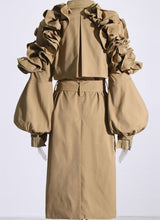 Load image into Gallery viewer, Statement Trench (Khaki)