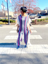 Load image into Gallery viewer, The Material Girl Knitted Dress (Blue Multi)