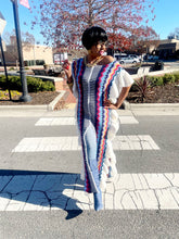 Load image into Gallery viewer, The Material Girl Knitted Dress (Blue Multi)