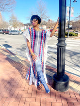 Load image into Gallery viewer, The Material Girl Knitted Dress (Blue Multi)