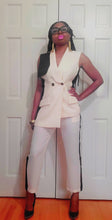 Load image into Gallery viewer, Thrifted 2 Piece Pant Set w/ Asymmetrical Vest (L)