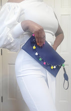 Load image into Gallery viewer, Thrifted Pom Pom Clutch by Mainstreet Collection