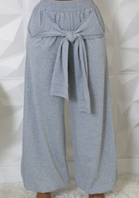 Load image into Gallery viewer, Tie It Up Joggers (Heather Gray)