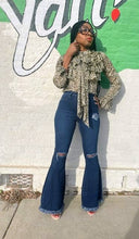 Load image into Gallery viewer, Bell Me Jeans (Dark Denim)