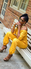 Load image into Gallery viewer, Shemi Shoulder Jumpsuit (Mustard)