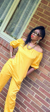 Load image into Gallery viewer, Shemi Shoulder Jumpsuit (Mustard)