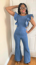 Load image into Gallery viewer, In the Cut Denim Jumpsuit (Medium Denim)