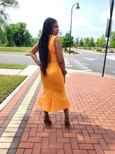 Load image into Gallery viewer, The Mermaid Skirt Set (Orange)
