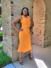 Load image into Gallery viewer, The Mermaid Skirt Set (Orange)