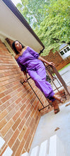 Load image into Gallery viewer, Shemi Shoulder Jumpsuit (Purple)