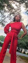 Load image into Gallery viewer, Givin Me Life Jumpsuit (Red)