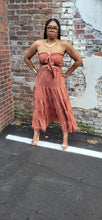 Load image into Gallery viewer, Tube Top Skirt Set (Brick)