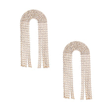 Load image into Gallery viewer, Arch Fringe Earrings
