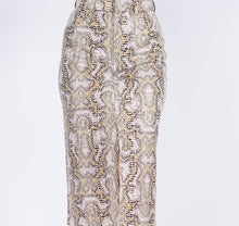 Load image into Gallery viewer, Snake Print Skirt (Taupe)
