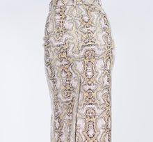 Load image into Gallery viewer, Snake Print Skirt (Taupe)
