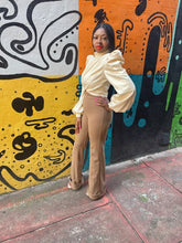 Load image into Gallery viewer, The Retro Wide Leg Pants (Moca)
